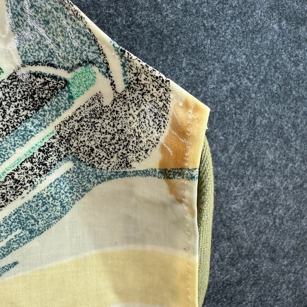 Vintage 1970s SARI‎ Fabrics Apron Le Mans 1929 Bentley Race PVC Oilcloth England